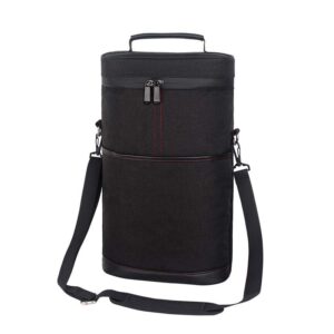 Portable drum black wine cooler bag supplies