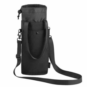 Oxford portable crossbody water bottle bag custom