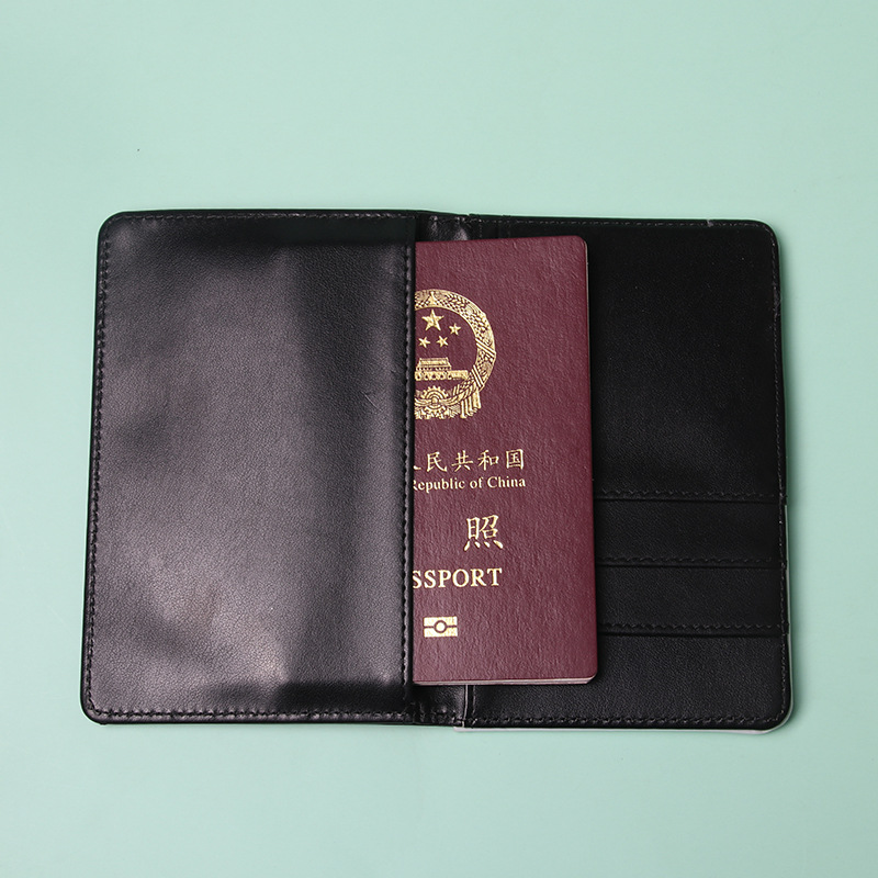 Blank Passport Book Credit Card Multi-Slot Passport Bag