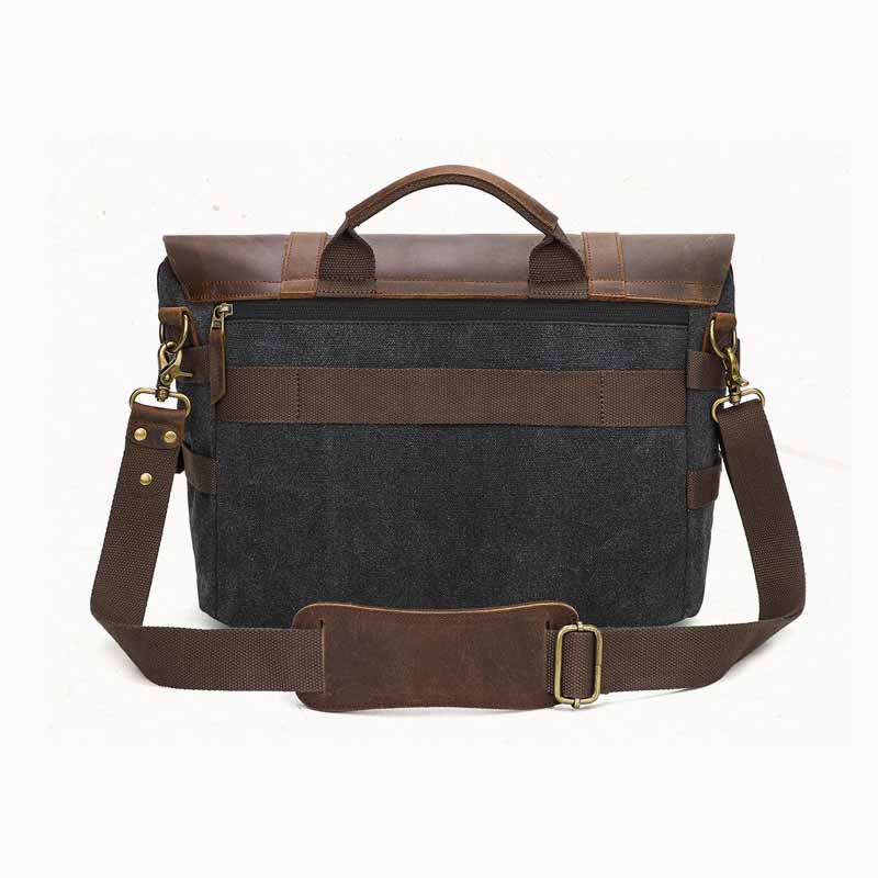 Custom retro designer messenger bags with zipper - Image 3