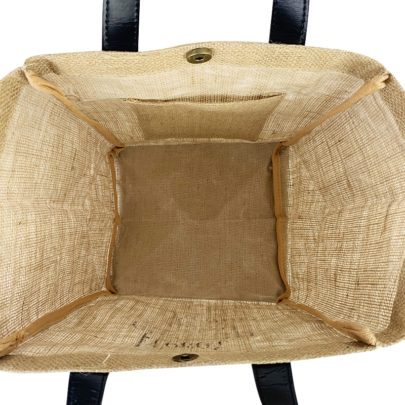 women's large jute shopper bag