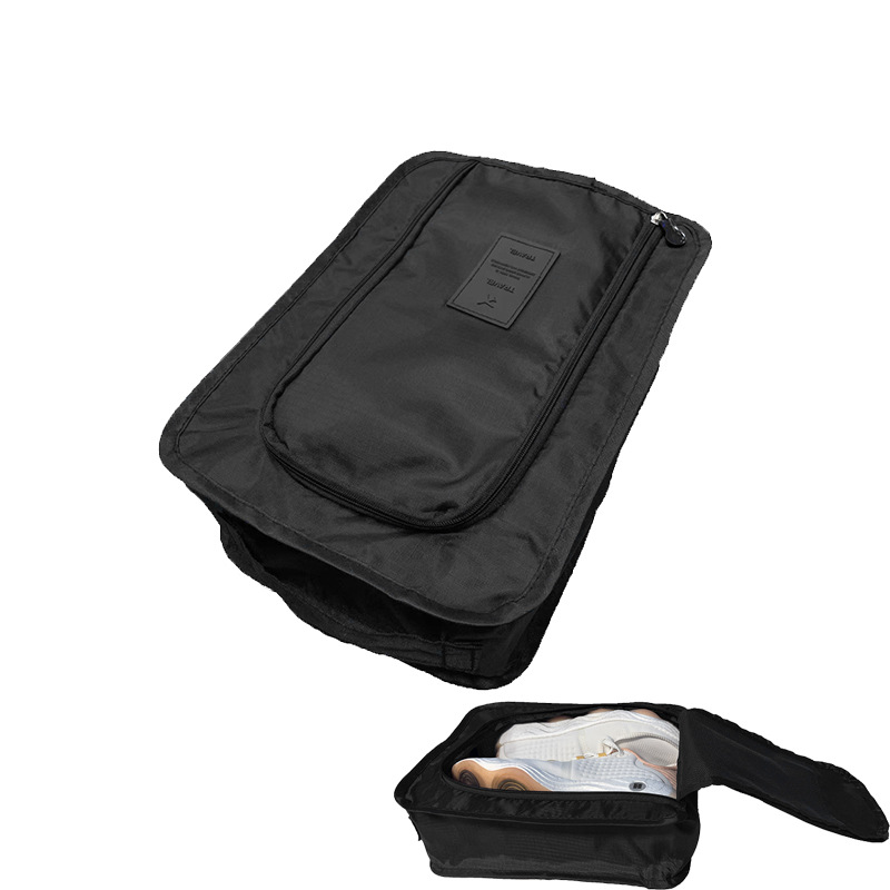 Portable folding shoe bag