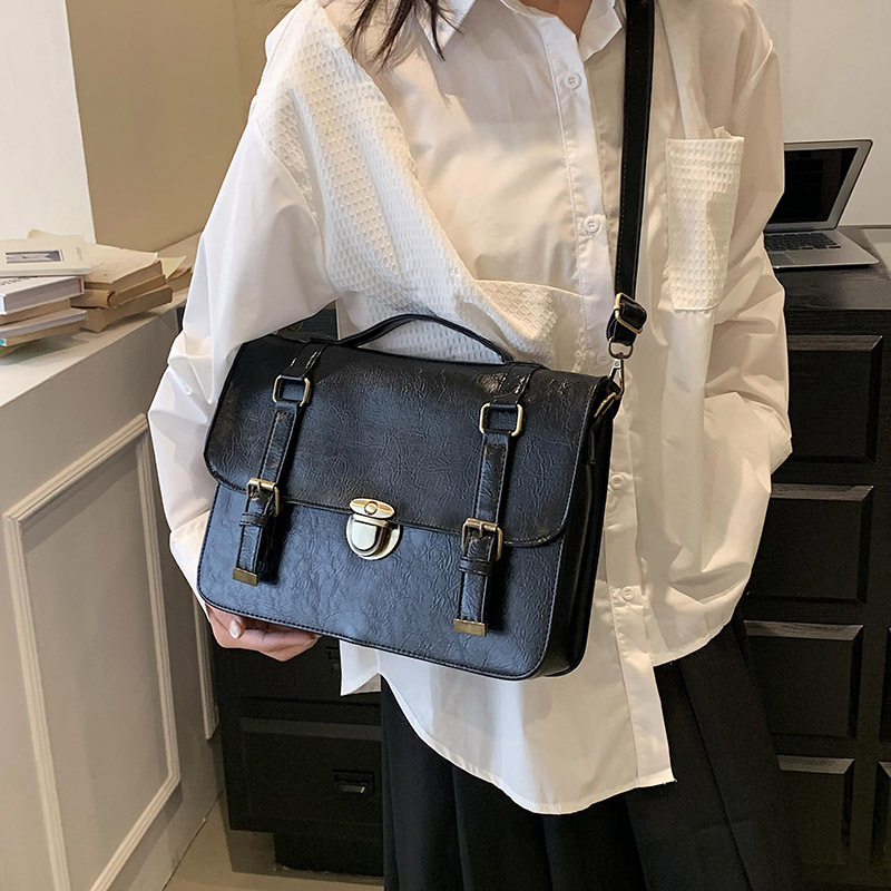 Custom pu leather messenger bag womens - Image 3