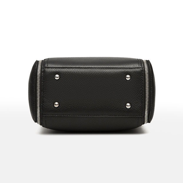 leather black shoulder bag tote