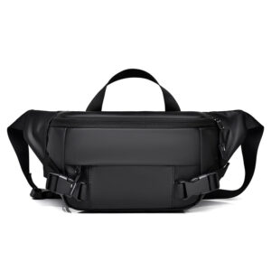 Wholesale mens black polyester coach fanny pack