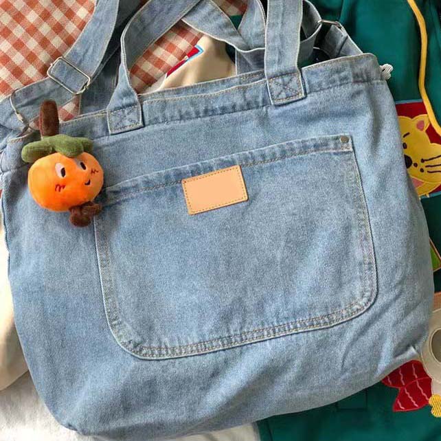 denim crossbody bag
