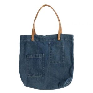 Custom women's canvas fabric denim bum bag