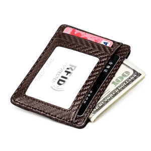 Custom microfiber fashion designer card holder