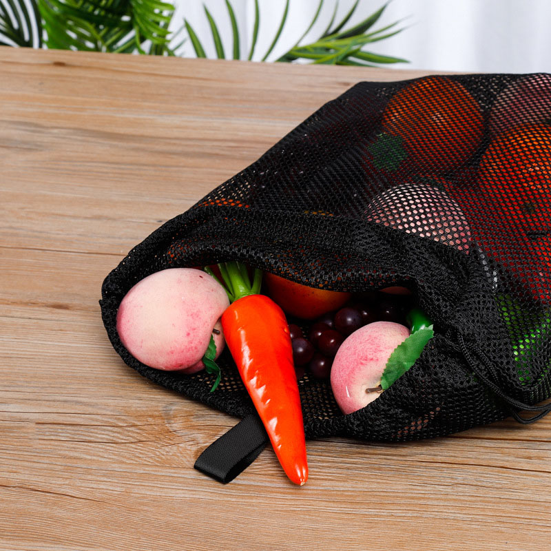 Drawstring mesh backpack custom
