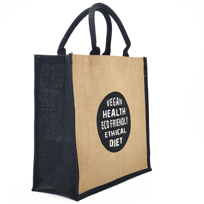 Linen promotional tote bags wholesale - Image 2