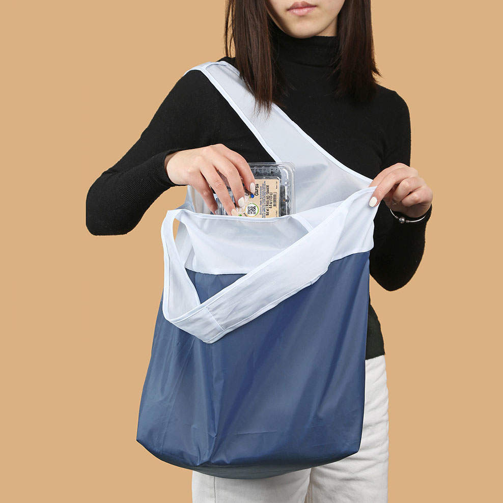 Portable large reusable shopping bag custom wholesale - Image 4